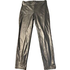Express Faux Leather‎ Leggings Women's M Stretchy Black Witchcore